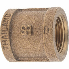Merit Brass - Class 125, 3/4" Internal Pipe, Brass Coupling - FBSPT x FBSPT - Benchmark Tooling