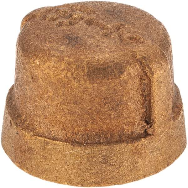 Merit Brass - Class 125, 1/4" Internal Pipe, Brass End Cap - FBSPT - Benchmark Tooling