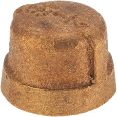 Merit Brass - Class 125, 1/4" Internal Pipe, Brass End Cap - FBSPT - Benchmark Tooling