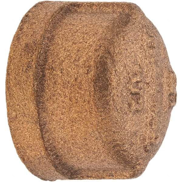 Merit Brass - Class 125, 1/2" Internal Pipe, Brass End Cap - FBSPT - Benchmark Tooling