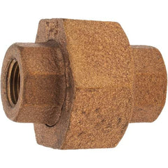 Merit Brass - Class 125, 1/8" Internal Pipe, Brass Union - FBSPT x FBSPT - Benchmark Tooling