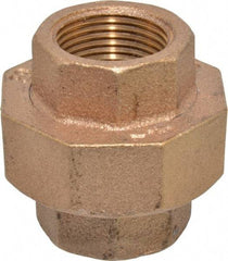 Merit Brass - Class 125, 3/4" Internal Pipe, Brass Union - FBSPT x FBSPT - Benchmark Tooling