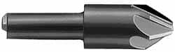 Hertel - 7/8" Head Diam, 1/2" Shank Diam, 6 Flute 100° High Speed Steel Countersink - Benchmark Tooling