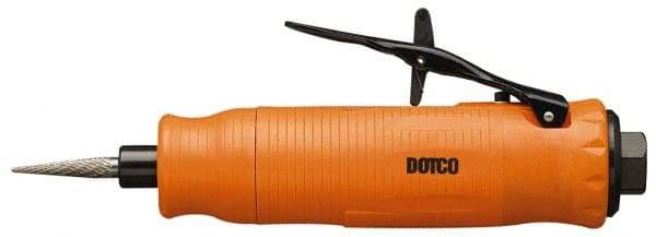 Dotco - 1/4" Collet, Straight Handle, Air Die Grinder - 25,000 RPM, Front Exhaust, 0.3 hp, 90 psi, 1/4" Inlet - Benchmark Tooling