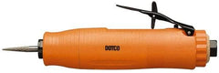 Dotco - 1/4" Collet, Straight Handle, Air Straight Die Grinder - 23,000 RPM, Front Exhaust, 38 CFM, 0.9 hp - Benchmark Tooling