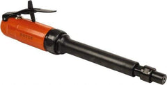 Dotco - 1/4" Collet, Straight Handle, Air Extended Length Die Grinder - 28,000 RPM, Front Exhaust, 16 CFM, 0.3 hp, 90 psi, 1/4" Inlet - Benchmark Tooling