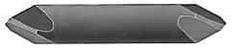 Hertel - 1/4" Head Diam, 1/4" Shank Diam, 4 Flute 120° High Speed Steel Countersink - 2" OAL, Straight Shank - Benchmark Tooling