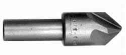 Hertel - 3/4" Head Diam, 1/2" Shank Diam, 4 Flute 100° High Speed Steel Countersink - 2-11/16" OAL, Straight Shank - Benchmark Tooling