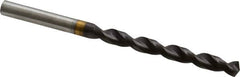 Guhring - 17/64" 130° Powdered Metal Jobber Drill - FIREX Finish, Right Hand Cut, Parabolic Flute, Straight Shank, 101mm OAL, Cone Relief Point - Benchmark Tooling