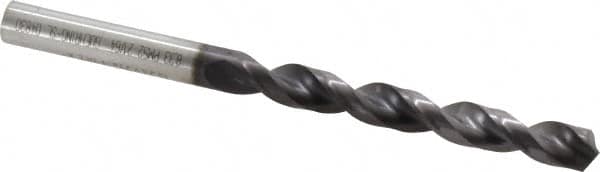 Guhring - 21/64" 130° Powdered Metal Jobber Drill - FIREX Finish, Right Hand Cut, Parabolic Flute, Straight Shank, 4-19/32" OAL, Cone Relief Point - Benchmark Tooling