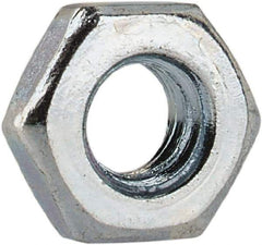 Value Collection - M3x0.50 Steel Right Hand Hex Jam Nut - 5.5mm Across Flats, 1.8mm High, Zinc-Plated Finish - Benchmark Tooling