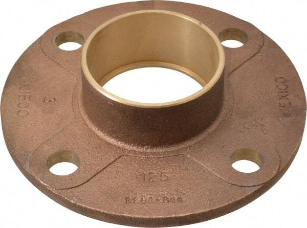 NIBCO - 3" Pipe, 7-1/2" OD, Cast Copper Companion Pipe Flange - 125 psi, C End Connection, 6" Across Bolt Hole Centers - Benchmark Tooling