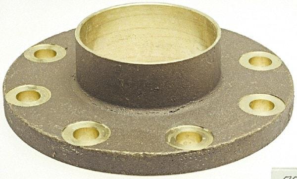 NIBCO - 5" Pipe, 10" OD, Cast Copper Companion Pipe Flange - 150 psi, C End Connection, 8-1/2" Across Bolt Hole Centers - Benchmark Tooling