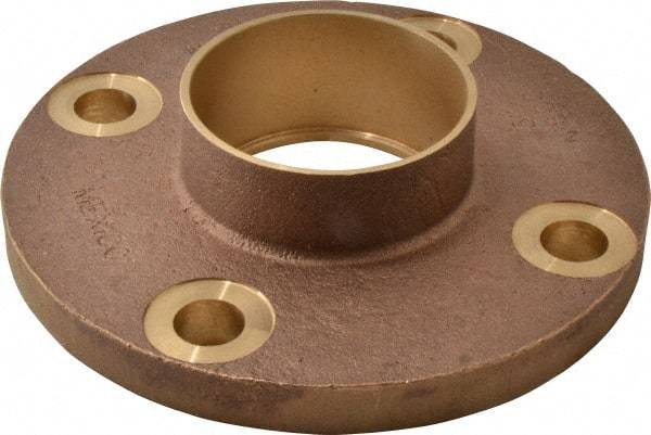 NIBCO - 3" Pipe, 7-1/2" OD, Cast Copper Companion Pipe Flange - 150 psi, C End Connection, 6" Across Bolt Hole Centers - Benchmark Tooling