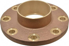 NIBCO - 4" Pipe, 9" OD, Cast Copper Companion Pipe Flange - 150 psi, C End Connection, 7-1/2" Across Bolt Hole Centers - Benchmark Tooling