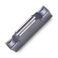 Grooving Insert: TDCC TT9080, Solid Carbide TiN Finish, Neutral, 0.079″ Cutting Width, Series T-Clamp UltraPlus