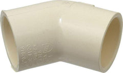 NIBCO - 1-1/4" CPVC Plastic Pipe 45° Elbow - Slip x Slip End Connections - Benchmark Tooling