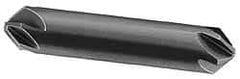 Hertel - 3/4" Head Diam, 3/4" Shank Diam, 6 Flute 60° High Speed Steel Countersink - 4" OAL, Straight Shank - Benchmark Tooling