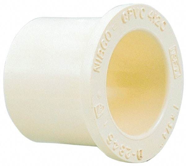 NIBCO - 2 x 1-1/2" CPVC Plastic Pipe Bushing - Spig x Slip End Connections - Benchmark Tooling