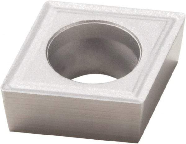 Seco - CCMT321 F2 Grade HX Carbide Turning Insert - Uncoated, 80° Diamond, 3/8" Inscr Circle, 1/8" Thick, 1/64" Corner Radius - Benchmark Tooling