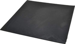 Made in USA - 12" Long, 12" Wide, 1/8" Thick, Neoprene Rubber Foam Sheet - 50 to 60 Durometer, Black, -40 to 225°F, 2,500 psi Tensile Strength, Plain Backing, Stock Length - Benchmark Tooling