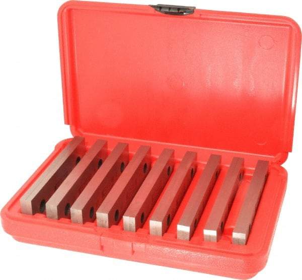 SPI - 18 Piece, 6 Inch Long Parallel Set - 1-3/4 Inch High, 1/4 to 1/4 Inch Thick, 52-58 RC Hardness, Sold as 9 Pair - Benchmark Tooling