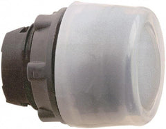 Schneider Electric - 22mm Mount Hole, Extended Straight, Pushbutton Switch Only - Round, Black Pushbutton, Nonilluminated, Momentary (MO) - Benchmark Tooling