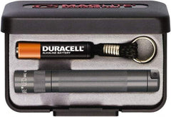 Mag-Lite - Clear LED Bulb, 47 Lumens, Mini Flashlight - Gray Aluminum Body, 1 AAA Alkaline Battery Included - Benchmark Tooling