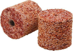 3M - 2" Diam, 1/4" Face Width, 1/4" Center Hole, Coarse Grade, Ceramic Deburring Wheel - Unitized, Hard Density 7 Grade - Benchmark Tooling