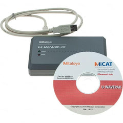 Mitutoyo - SPC U-Wave Receiver - Use with U-Wave Wireless System for SPC Data Transfer & Calipers - Benchmark Tooling