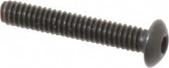 Value Collection - #5-40 UNC Hex Socket Drive, Button Screw - Alloy Steel, Black Oxide Finish, Fully Threaded, 3/4" Length Under Head - Benchmark Tooling