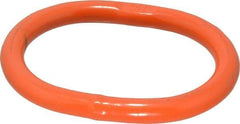 Pewag - G100 Grade Orange Alloy Steel Oblong Master Link - 3/8" Diameter, 3,800 Lb Load Limit - Benchmark Tooling