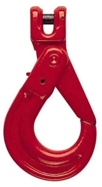 Pewag - 1/2 Inch Chain Diameter, Grade 80 Clevis Hook - 12,000 Lbs. Load Capacity, 19/32 Inch Inside Diameter, 19/32 Inch Pin Diameter, 2-23/64 Inch Hook Throat, 2-1/32 Inch Hook Width - Benchmark Tooling