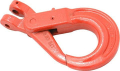 Pewag - 3/8 Inch Chain Diameter, Grade 80 Clevis Hook - 7,100 Lbs. Load Capacity, 15/32 Inch Inside Diameter, 15/32 Inch Pin Diameter, 1-31/32 Inch Hook Throat, 1-49/64 Inch Hook Width - Benchmark Tooling