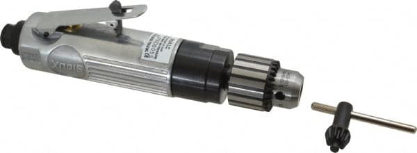 Sioux Tools - 3/8" Keyed Chuck - Inline Handle, 2,500 RPM, 5, 36 CFM, 0.33 hp - Benchmark Tooling