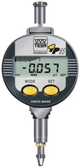 TESA Brown & Sharpe - 0 to 5mm Range, 0.00005 & 0.0005" Graduation, Electronic Drop Indicator - Accurate to 4µ, English & Metric System, LCD Display - Benchmark Tooling