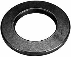 Value Collection - 1" Screw, Grade SAE 1035-1050 Steel Standard Flat Washer - 1.055" ID x 2" OD, 0.177" Thick, Galvanized Finish - Benchmark Tooling