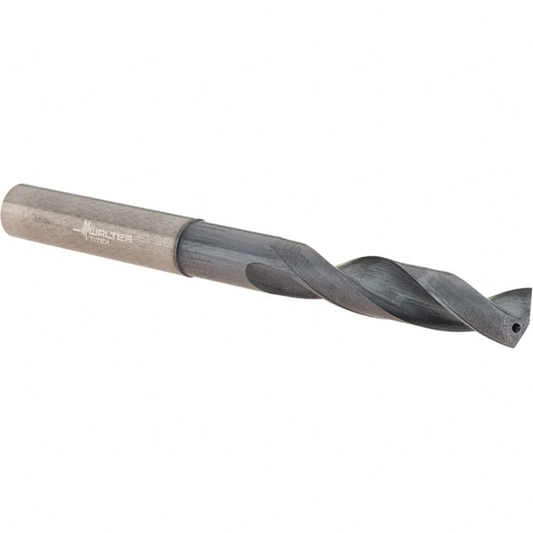 Walter-Titex - 3/8" 150° Spiral Flute Solid Carbide Screw Machine Drill Bit - Benchmark Tooling