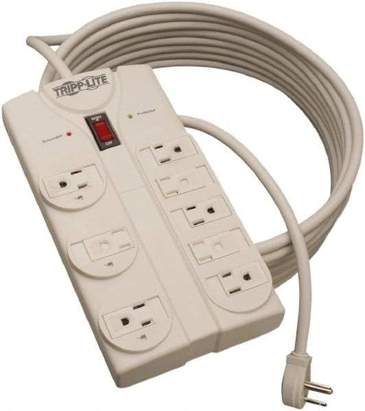 Tripp-Lite - 8 Outlets, 120 VAC15 Amps, 25' Cord, Power Outlet Strip - Floor, Keyhole Mount, 5-15 NEMA Configuration, 1.51" Strip - Benchmark Tooling