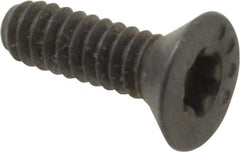 Camcar - #4-40 UNC Torx Plus Drive, 82° Flat Screw - Alloy Steel, Black Oxide Finish, Fully Threaded, 3/8" OAL - Benchmark Tooling