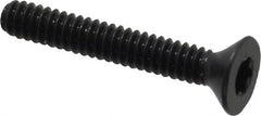 Camcar - #4-40 UNC Torx Plus Drive, 82° Flat Screw - Alloy Steel, Black Oxide Finish, Fully Threaded, 3/4" OAL - Benchmark Tooling