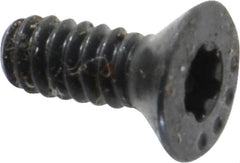 Camcar - #6-32 UNC Torx Plus Drive, 82° Flat Screw - Alloy Steel, Black Oxide Finish, Fully Threaded, 3/8" OAL - Benchmark Tooling