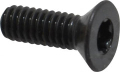 Camcar - #8-32 UNC Torx Plus Drive, 82° Flat Screw - Alloy Steel, Black Oxide Finish, Fully Threaded, 1/2" OAL - Benchmark Tooling