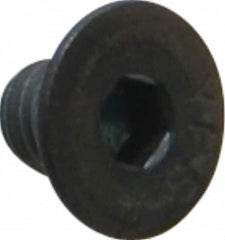 Value Collection - #10-32 UNF Hex Socket Drive, 82° Flat Screw - Alloy Steel, Black Oxide Finish, Fully Threaded, 1/4" OAL - Benchmark Tooling