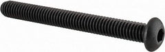 Value Collection - 5/16-18 UNC Hex Socket Drive, Button Screw - Alloy Steel, Black Oxide Finish, Fully Threaded, 3" Length Under Head - Benchmark Tooling