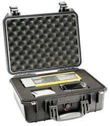 Pelican Products, Inc. - 13" Wide x 13" Deep x 6-53/64" High, Clamshell Hard Case - Black, Plastic - Benchmark Tooling