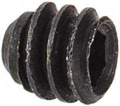 Made in USA - #3-48 UNC, 3/32" Length Under Head, Cup Point Set Screw - Grade 8 Alloy Steel, 0.05" Key - Benchmark Tooling