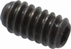 Made in USA - #3-48 UNC, 3/16" Length Under Head, Cup Point Set Screw - Grade 8 Alloy Steel, 0.05" Key - Benchmark Tooling