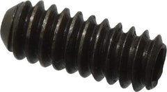 Made in USA - #3-48 UNC, 1/4" Length Under Head, Cup Point Set Screw - Grade 8 Alloy Steel, 0.05" Key - Benchmark Tooling