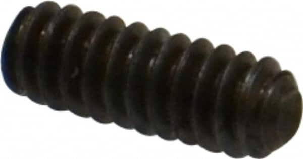 Made in USA - #4-40 UNC, 5/16" Length Under Head, Cup Point Set Screw - Grade 8 Alloy Steel, 0.05" Key - Benchmark Tooling